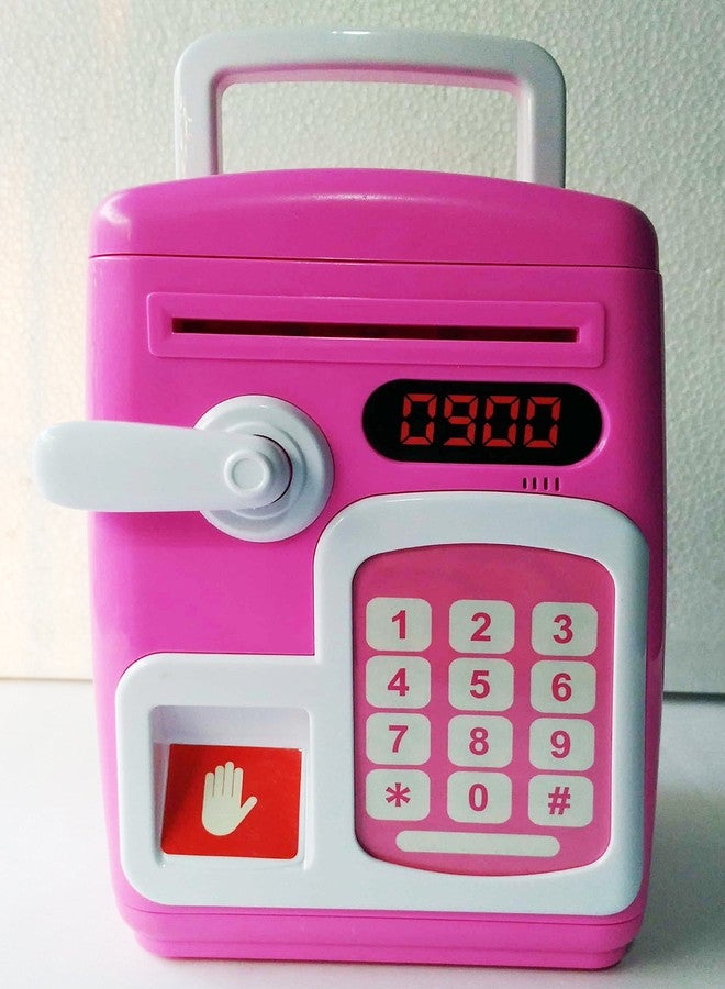 KITIKITTZ KITI KITS Fingerprint Sensing Money Saving Bank with Double Protected Password & Fingerprint Sensor Toy(HCCD Enterprise) (Pink) - Image 2